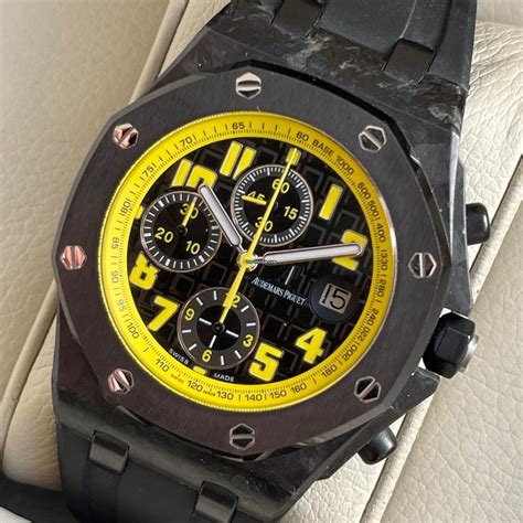 audemars piguet bumble bee strap|Audemars Piguet bumble bee.